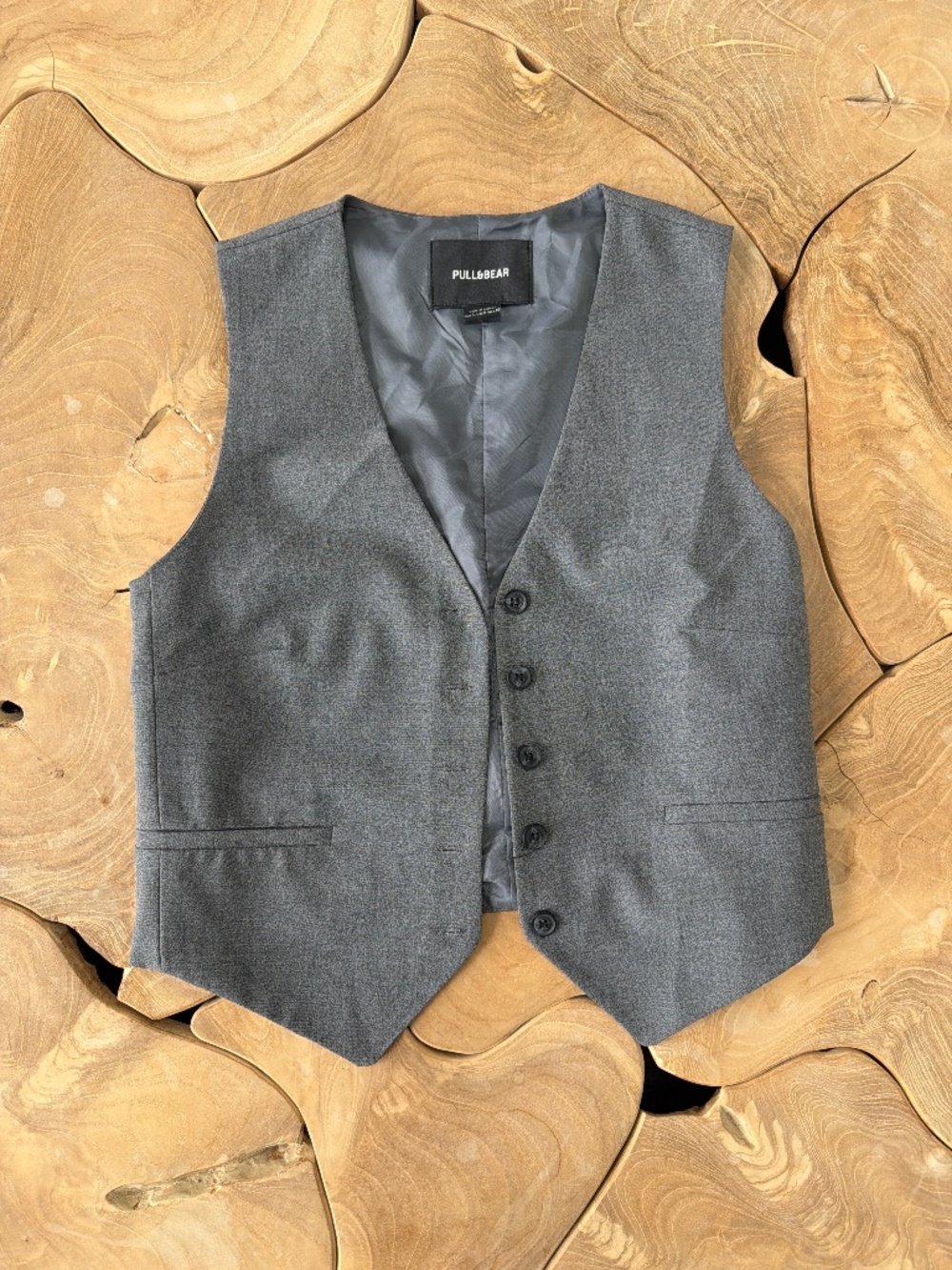 Pull&bear grey vest women size S